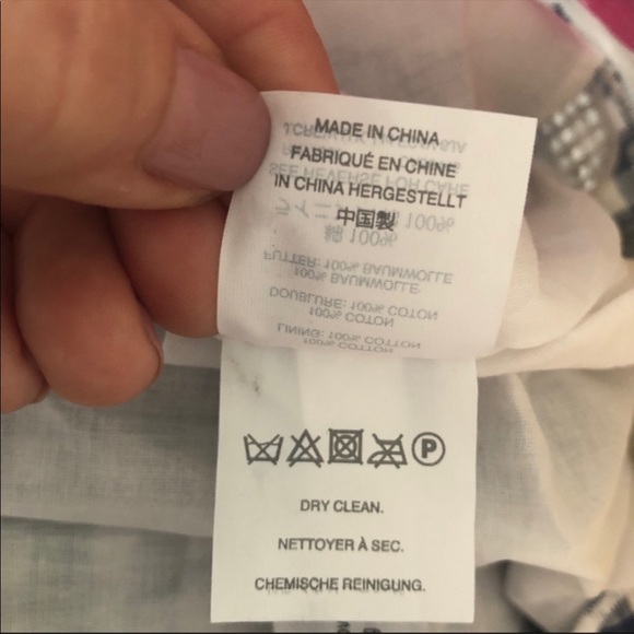 J. Crew NWT Gingham tie ruffle top - Picture 8 of 8